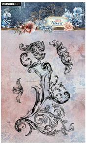 Studio Light • Frozen Flowers Clear Stamps Ornaments - STAMP771*