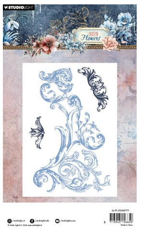 Studio Light • Frozen Flowers Clear Stamps Ornaments - STAMP771*