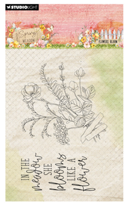 Spring Meadow Clear Stamp Flower Bloom (SL-SM-STAMP775) *