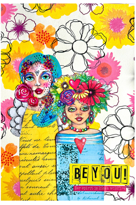 Layered Flowers Clear Stamps (ABM-25-STAMP778) *