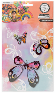 Layered Butterflies Clear Stamps (ABM-25-STAMP779) *