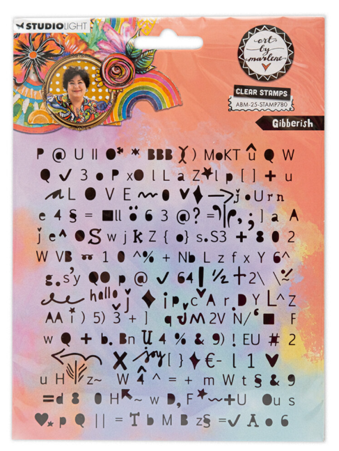 Gibberish Clear Stamps (ABM-25-STAMP780) *
