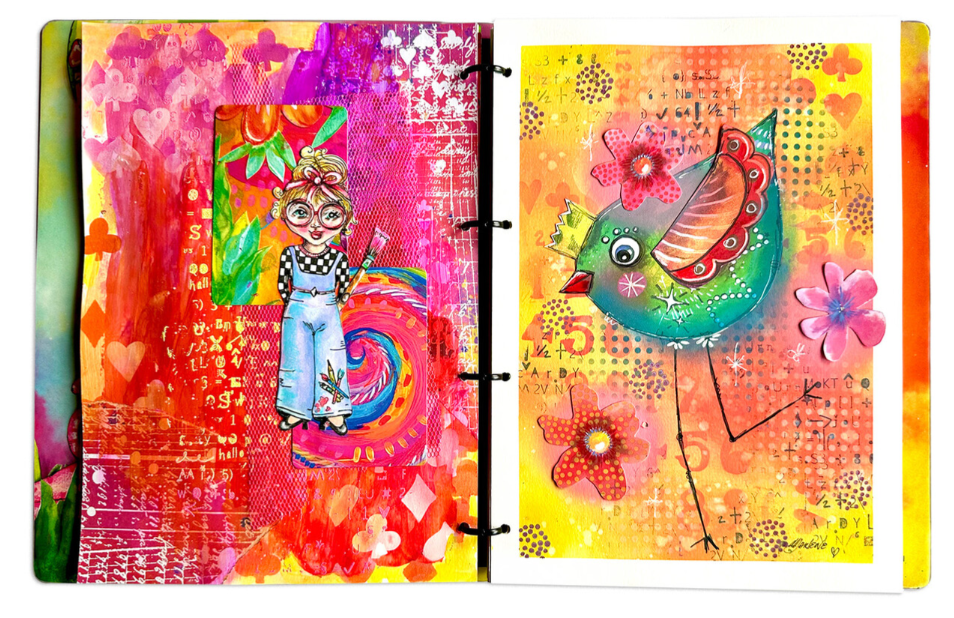 Artist Diary Rubber Stamps (ABM-25-STAMP781) *