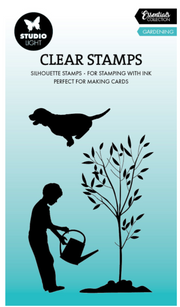 Gardening Essentials Silhouette Clear Stamp - STAMP786*