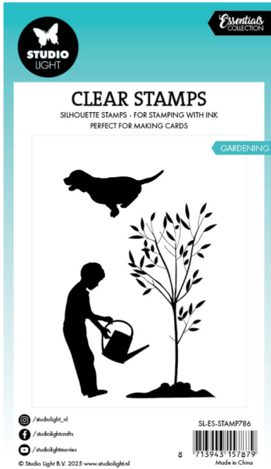 Gardening Essentials Silhouette Clear Stamp - STAMP786*