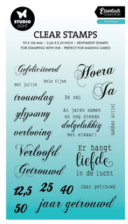 Studio Light • Essentials Clear stamps Trouwdag - STAMP789 *