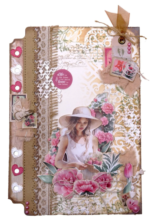 Studio Light • Jenine's Mindful Art Clear Stamps Sending You Love Romantic Elements - STAMP799 *