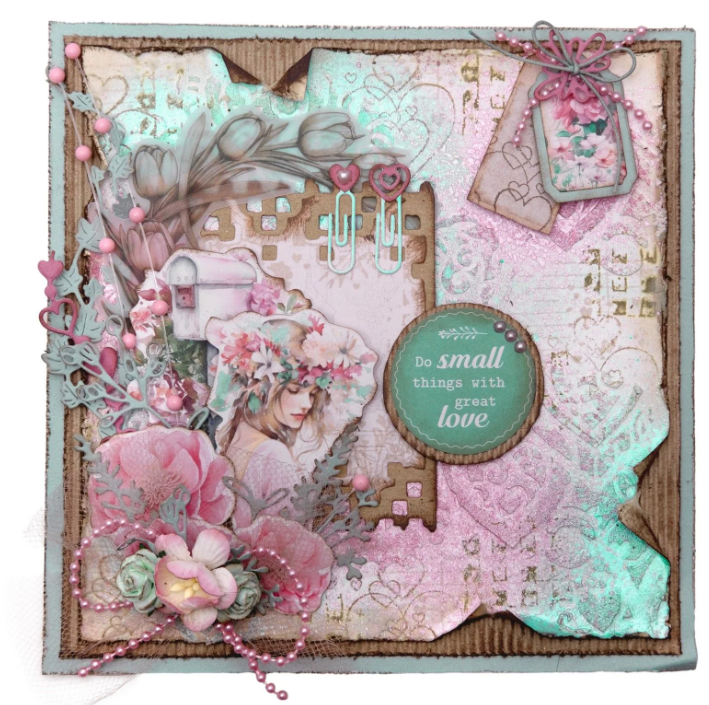 Studio Light • Jenine's Mindful Art Clear Stamps Sending You Love Romantic Elements - STAMP799 *