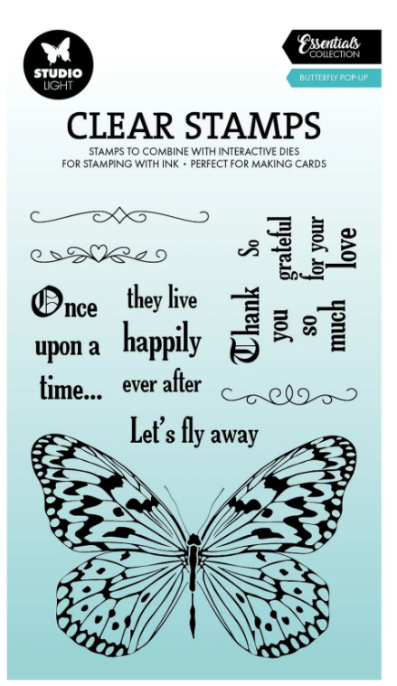 Studio Light • Essentials Clear Stamp Pop-Up - STAMP803 *