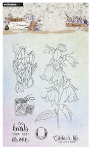 Studio Light • Diary Of Dreams Clear Stamps Blue Bell - STAMP808 *