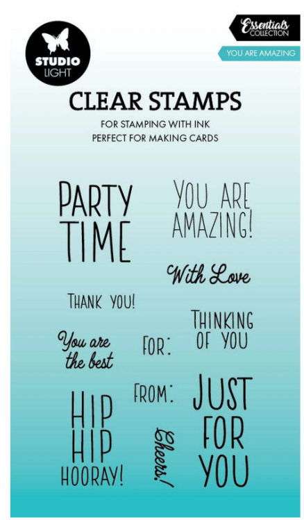Studio Light • Essentials Clear Stamp You Are Amazing - STAMP809 *