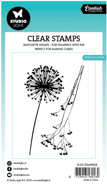 Studio Light • Essentials Clear Stamp Dried Flowers (SL-ES-STAMP828) *