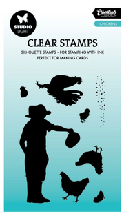 Studio Light • Essentials Clear Stamp Chickens (SL-ES-STAMP831) *