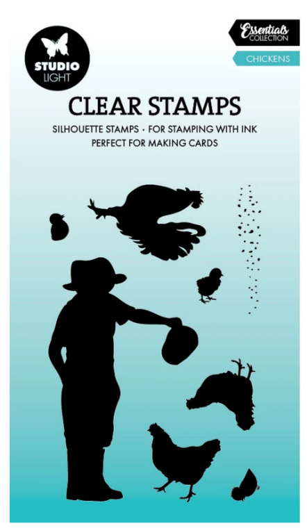 Studio Light • Essentials Clear Stamp Chickens (SL-ES-STAMP831) *