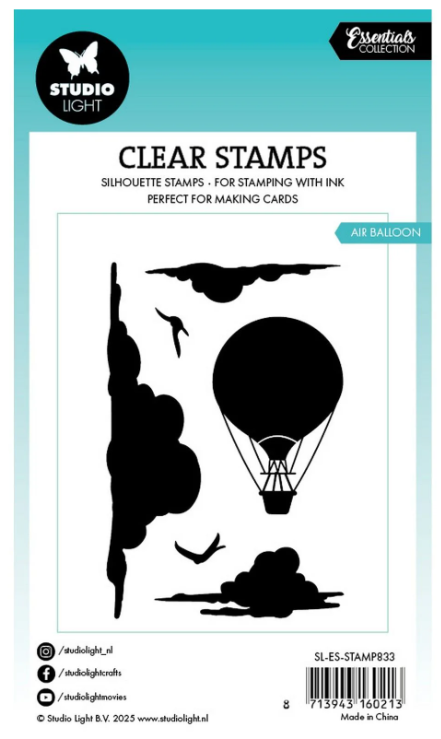 Studio Light • Essentials Clear Stamp Air Balloon (SL-ES-STAMP833) *