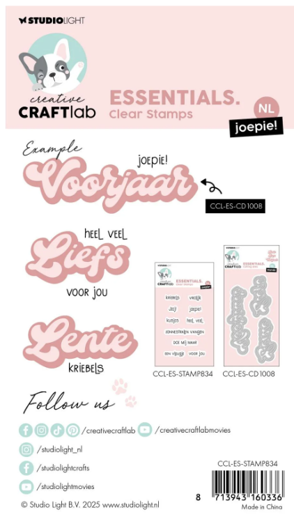 Creative Craftlab • Essentials Clear Stamp Nl Joepie (SL-ES-STAMP834) *