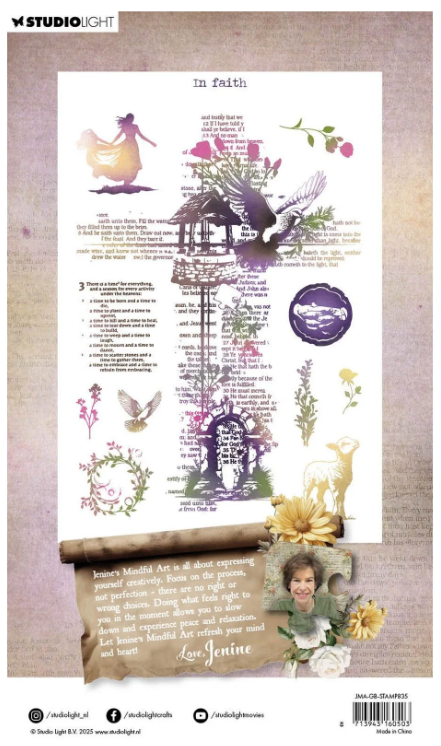 Studio Light • Growing & Blooming Clear Stamp In Faith (JMA-GB-STAMP835) *