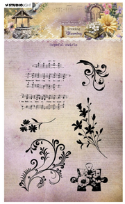 Studio Light • Growing & Blooming Clear Stamp Hopeful Swirls (JMA-GB-STAMP836) *