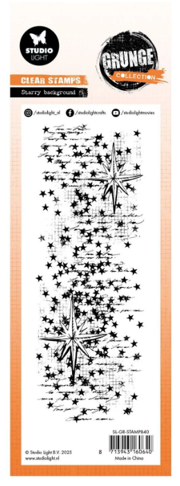 Studio Light • Grunge Collection Clear Stamp Starry Background (SL-GR-STAMP840) *