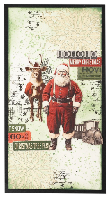 Studio Light • Grunge Collection Clear Stamp Santa Toy Factory (SL-GR-STAMP843) *