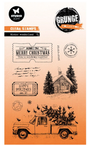 Studio Light • Grunge Collection Clear Stamp Winter Wonderland (SL-GR-STAMP844) *