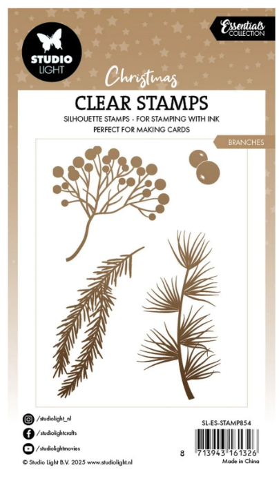 Studio Light • Essentials Clear Stamp Branches (SL-ES-STAMP854) *
