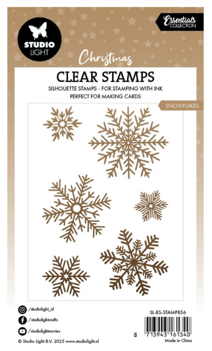 Studio Light • Essentials Clear Stamp Snowflakes (SL-ES-STAMP856) *