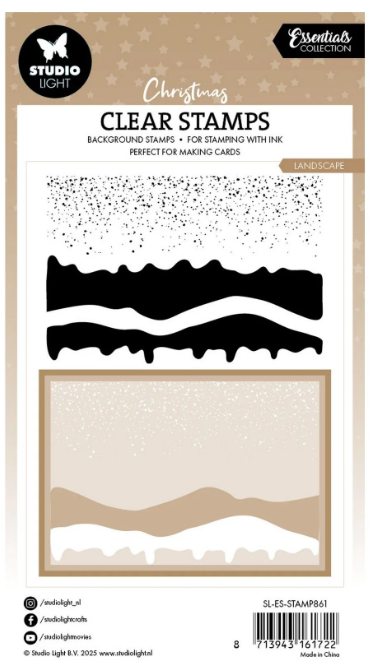 Studio Light • Essentials Clear Stamp Snow Landscape (SL-ES-STAMP861) *