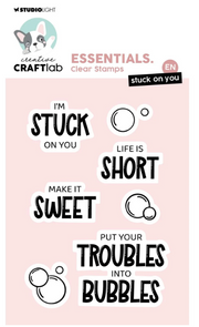 Creative Craftlab • Essentials Clear Stamp Stuck On You (CCL-ES-STAMP865) *