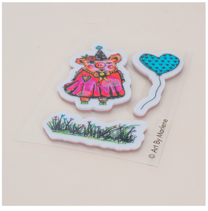 Studio Light • Art by Marlene Cling Rubber Stamp Sweetie pie (ABM-25-STAMP868) *