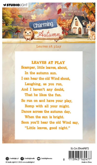Studio Light • Charming Autumn Clear Stamps Leaves at play (SL-CA-STAMP872) *