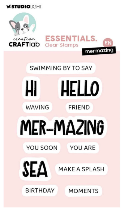 Creative Craftlab • Essentials Clear Stamps Mermazing (CCL-ES-STAMP873) *