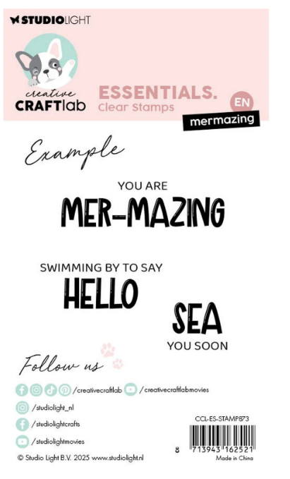 Creative Craftlab • Essentials Clear Stamps Mermazing (CCL-ES-STAMP873) *