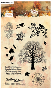 Studio Light • Jenine's Mindful Art Autumn In The Woods Clear Stamps Autumn-time has come (JMA-AW-STAMP875) *