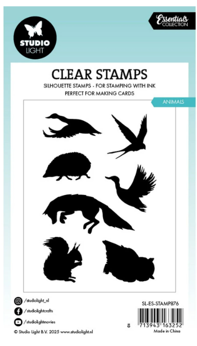 Studio Light • Essentials Clear Stamp Animals (SL-ES-STAMP876) *