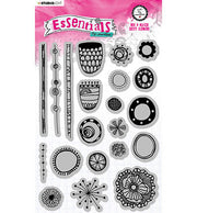 BM Cling Stamp Mix & Match Dotty flowers Essentials 148x210mm nr. 71