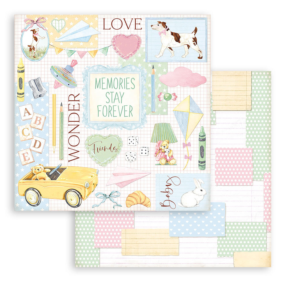 Stamperia Daydream 12x12 Inch Paper Pack (SBBL104)