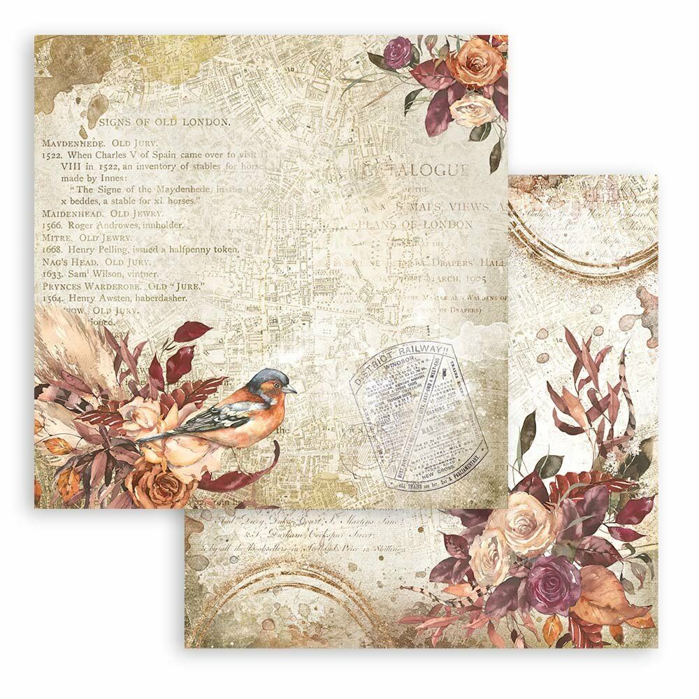 Stamperia Our Way 12x12 Inch Paper Pack (SBBL115)