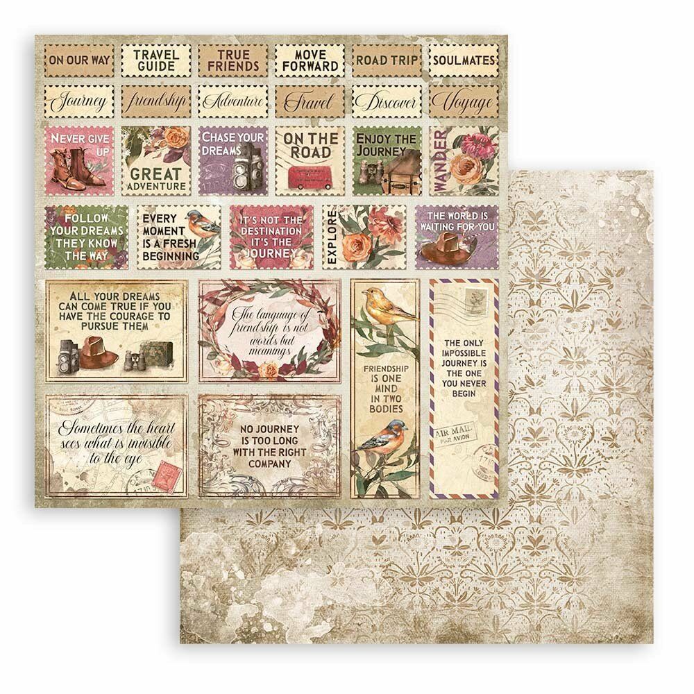 Stamperia Our Way 12x12 Inch Paper Pack (SBBL115)