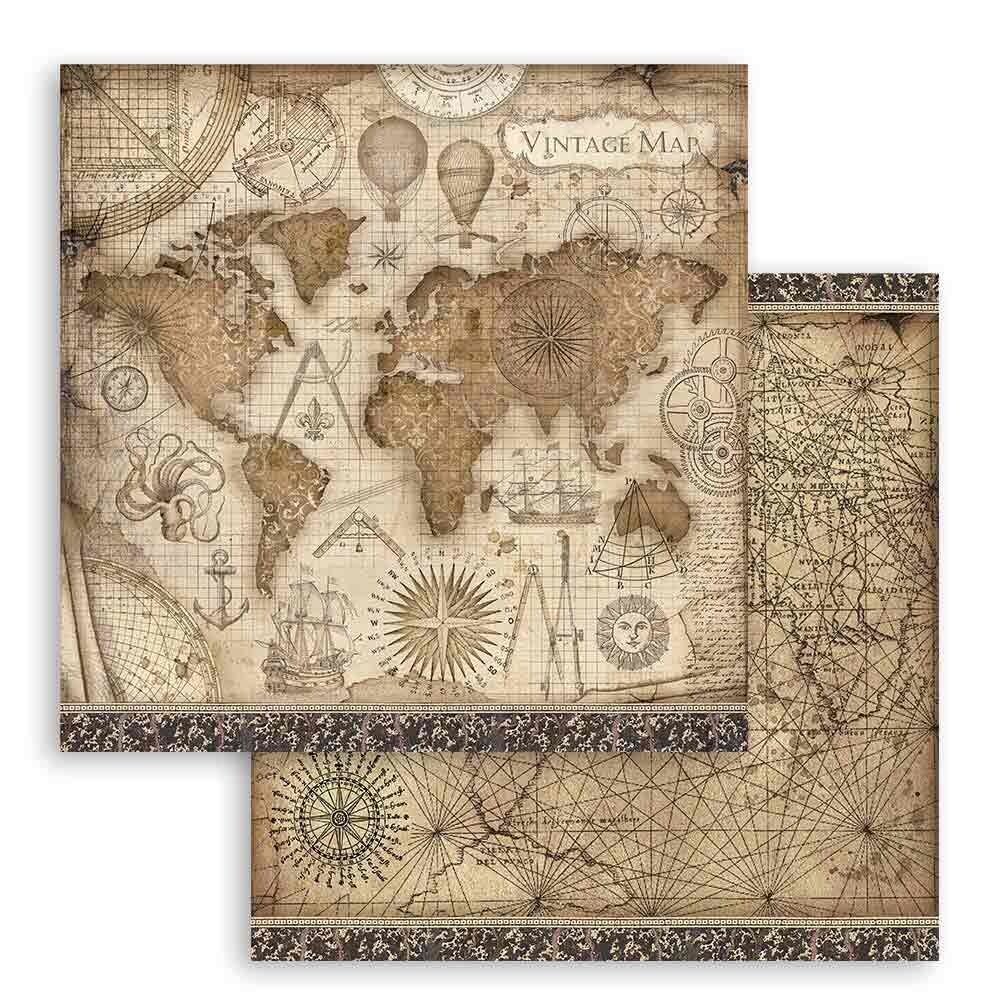 Stamperia Sir Vagabond 12x12 Inch Paper Pack (SBBL80)