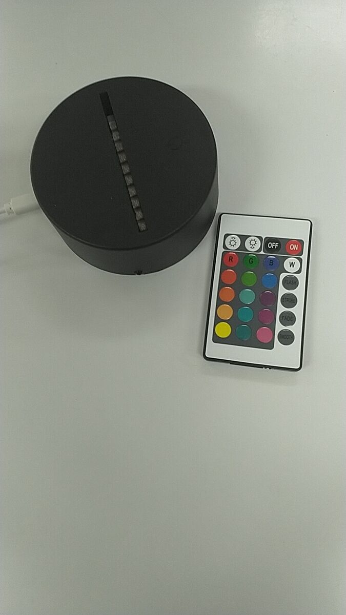 Standaard (lichtgevend) voor plexiglas plaatje (Een leuke bureau- of tafeldecoratie)