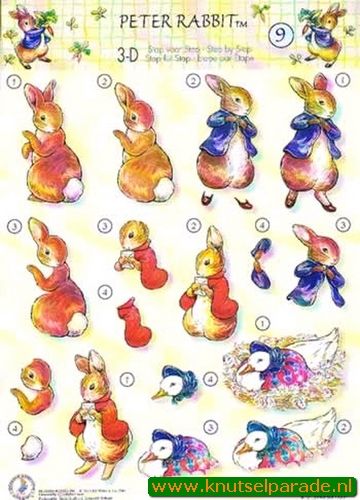 3D Knipvel - Studio Light - Peter Rabbit 09