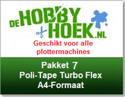 Starterspakket 7 - Poli-Tape Turbo Flex (A4 formaat) (Geschikt voor alle plottermachines)
