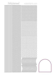 Hobbydots stickervel 001 - White (Adhesive)