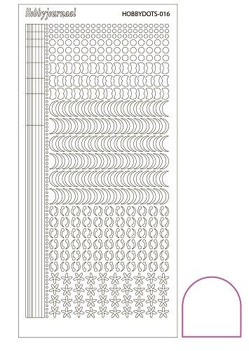 Hobbydots stickervel 016 - White (Adhesive)