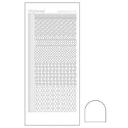 Hobbydots stickervel 019 - White (Adhesive)
