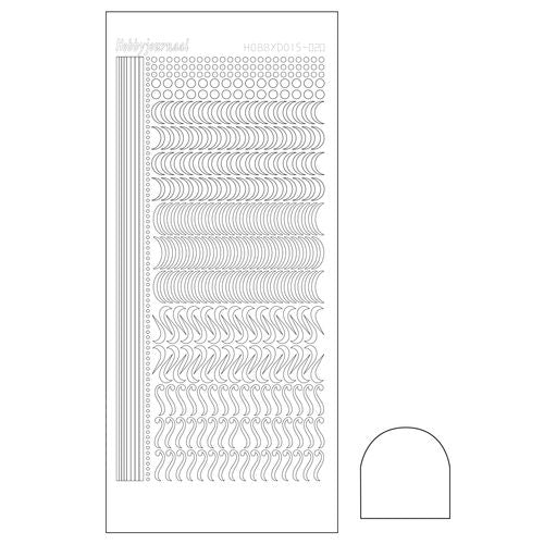 Hobbydots stickervel 020 - White (Adhesive)
