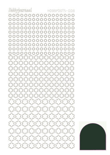 Hobbydots stickervel 008 - Christmas Green (Mirror)