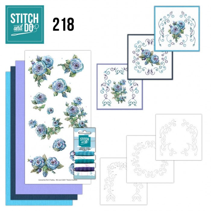 Stitch And Do 218 - Yvonne Creations - Blooming Blue