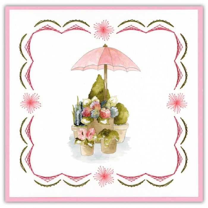 Stitch and Do 232 - Precious Marieke - Flowers in Pot